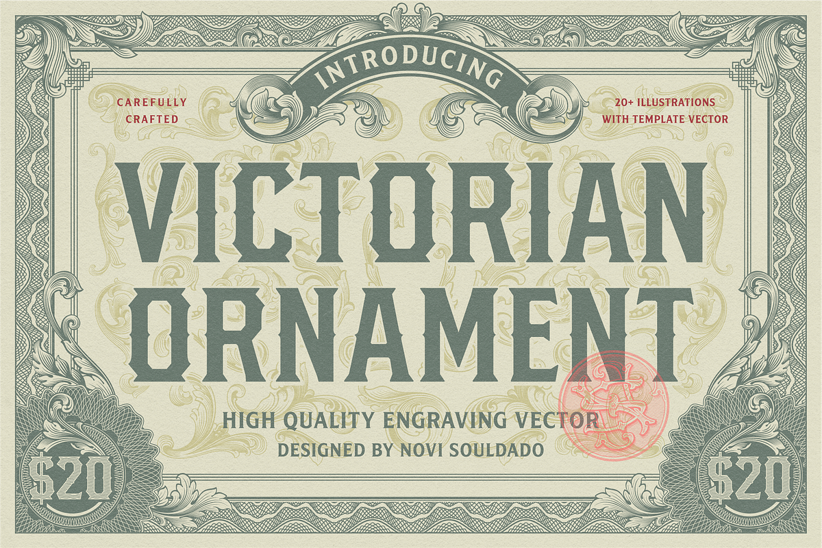 NS Victorian Ornament, a Decorative Illustration by Novisouldado (Photo 1 of 3)