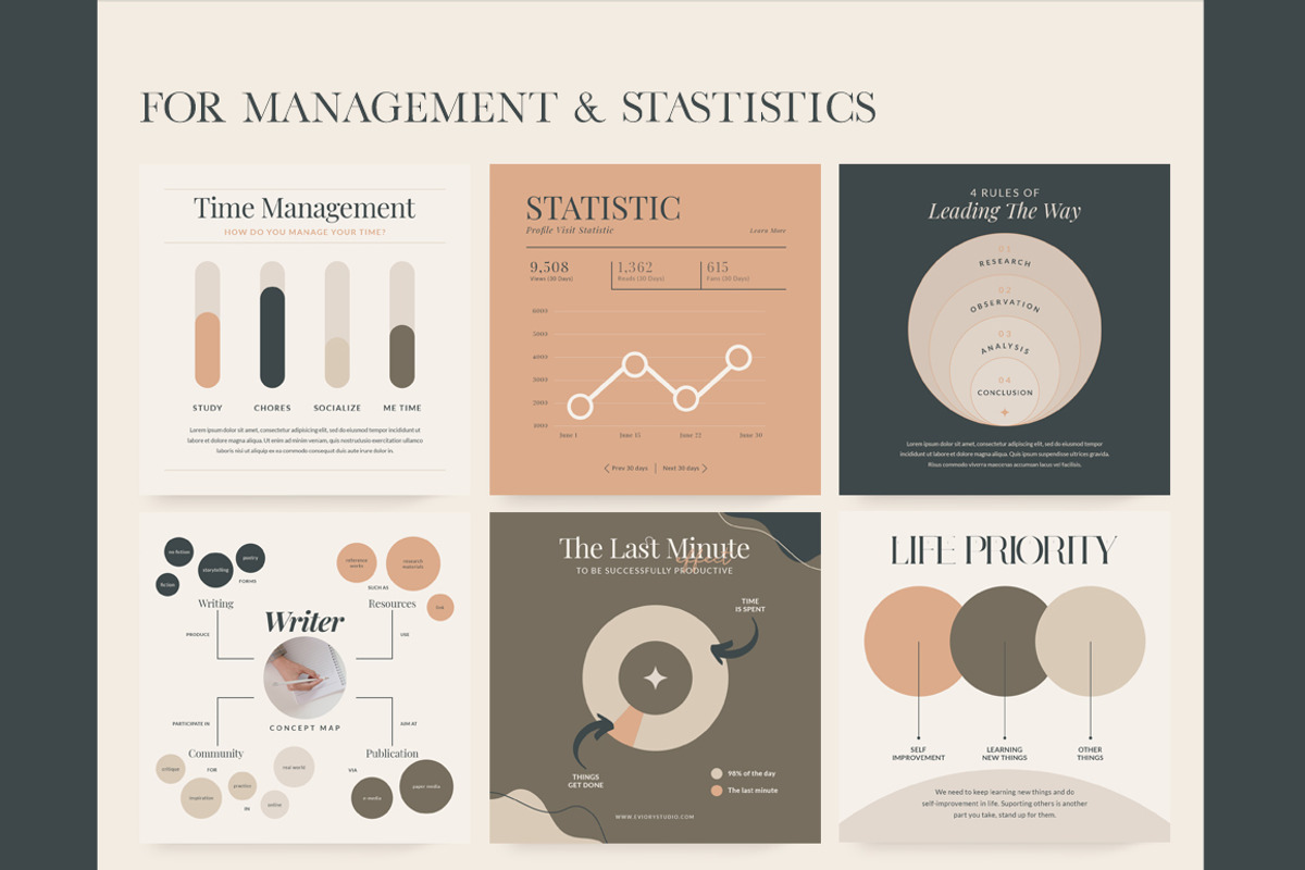 Instagram For eCourse Coach CANVA PS, a Social Media Template by Eviory (Photo 25 of 56)