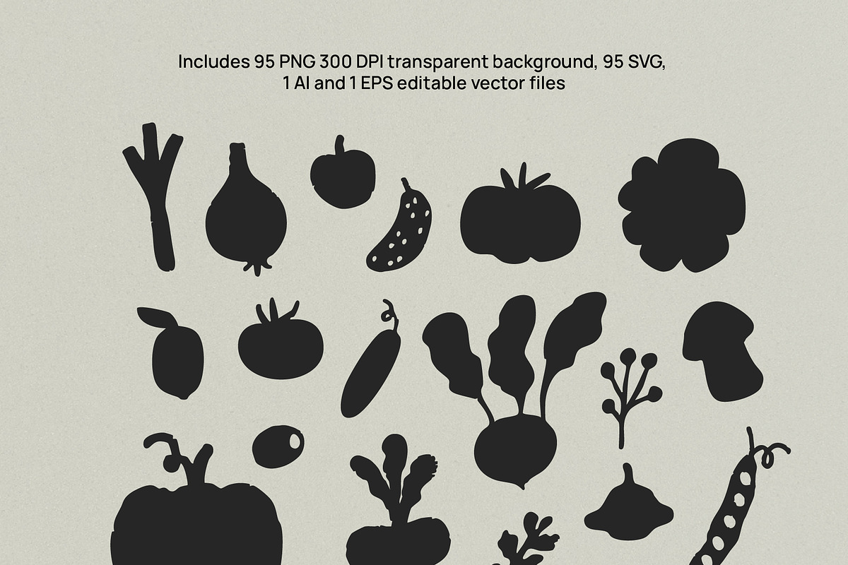 Fruit & Vegetable Illustrations, a Food Illustration by happpydesign (Photo 5 of 11)