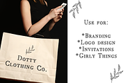 Fancy Pants Dots - Serif Typeface, a Serif Font by TheLegacyBrandingCo (Thumbnail 3 of 4)