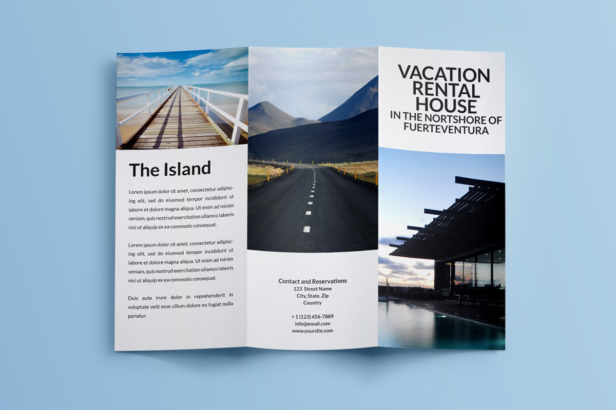 Rent My Home Tri-Fold Brochure, a Brochure Template by creativebythesea (Photo 7 of 8)