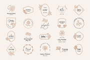 Floral Logo Bundle 50 Botanical Logo, a Branding & Logo Template by iStar Design (Thumbnail 15 of 26)