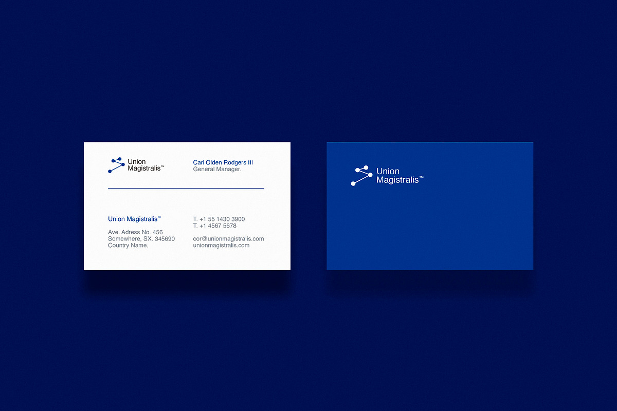 Business cards Template: U.Magistral, a Business Card Template by Srg® (Photo 1 of 4)