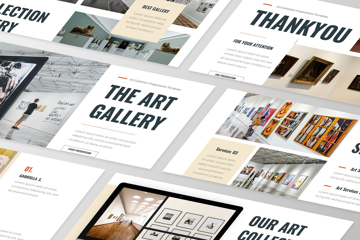 Artc - Art Collection PowerPoint, a Presentation Template by GraphauseProject (Photo 2 of 6)