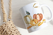 Fall Pumpkin, Corn and Pampas Grass, a Food Illustration by TanyaOak (Thumbnail 4 of 10)