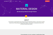 8 Bootstrap One-Page templates, a Websites & App Template by Bootstraptor (Thumbnail 3 of 10)