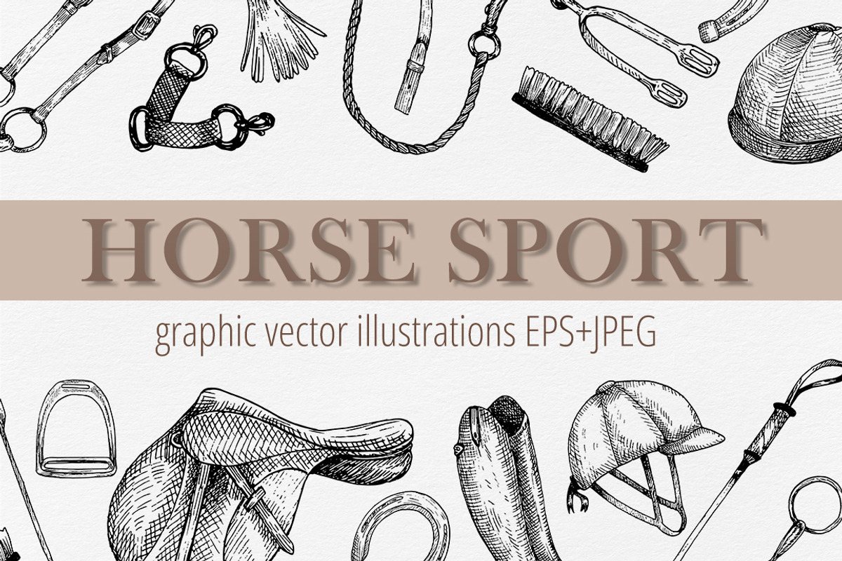 Horse sport vector illustrations, a Sport Illustration by FerroDakora (Photo 1 of 6)