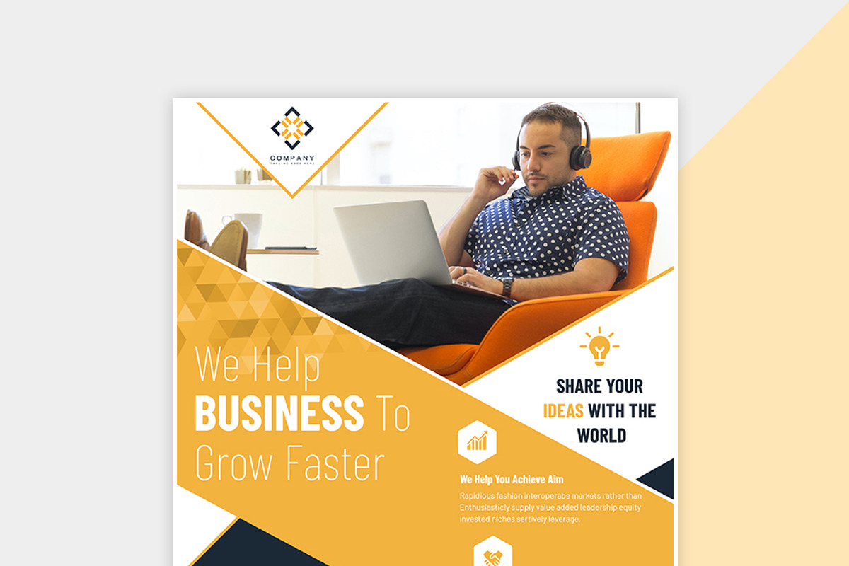 Corporate Flyer Template, a Flyer Template by CodexCoder Themes (Photo 3 of 4)