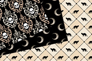 Ivory Halloween Digital Paper, a Pattern Graphic by Digital Curio (Thumbnail 3 of 4)