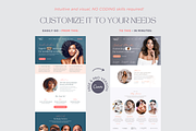 Canva Website Template Beauty, a Landing Page Template by vectorocean (Thumbnail 4 of 11)