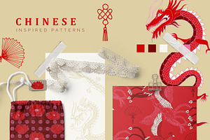 Chinese Seamless Vector Patterns