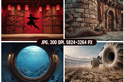 Birthday Boy-Themed Photo Backdrops, a Background Graphic by PrintHaven Designs (Thumbnail 9 of 11)