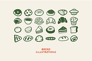 Cafe Branding: 153 Illustrations, a Food Illustration by 24Design Studios (Thumbnail 5 of 9)