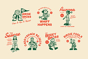 Mascot Golf Graphic, a Sport Illustration by Skilline Supply Co. (Thumbnail 4 of 13)