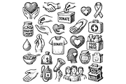 Donation and Charity Symbols, an Object Graphic by RT Studio (Thumbnail 2 of 4)