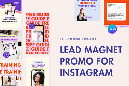 Instagram Lead Magnet Templates, a Social Media Template by My Social Boutique