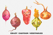 Vegetables - cartoon character, an Illustration by DigitalDream (Thumbnail 1 of 7)