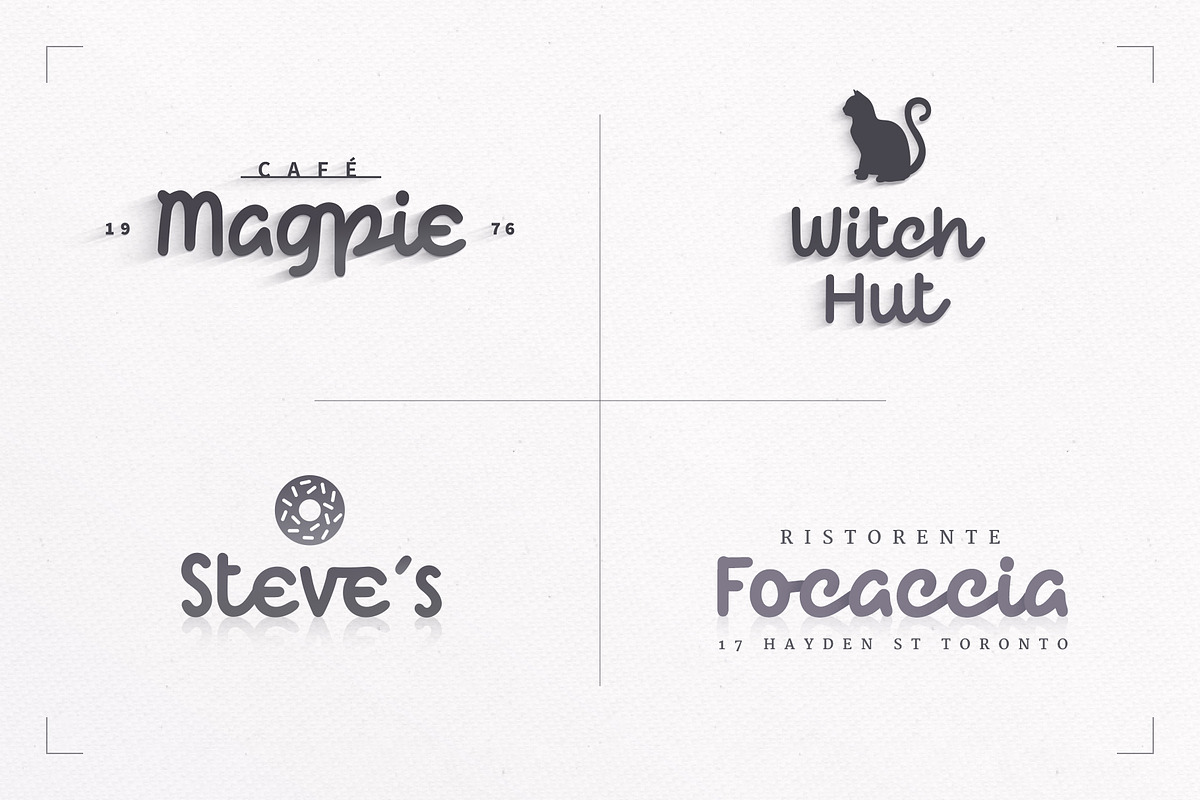 Qliché Typeface preview 5