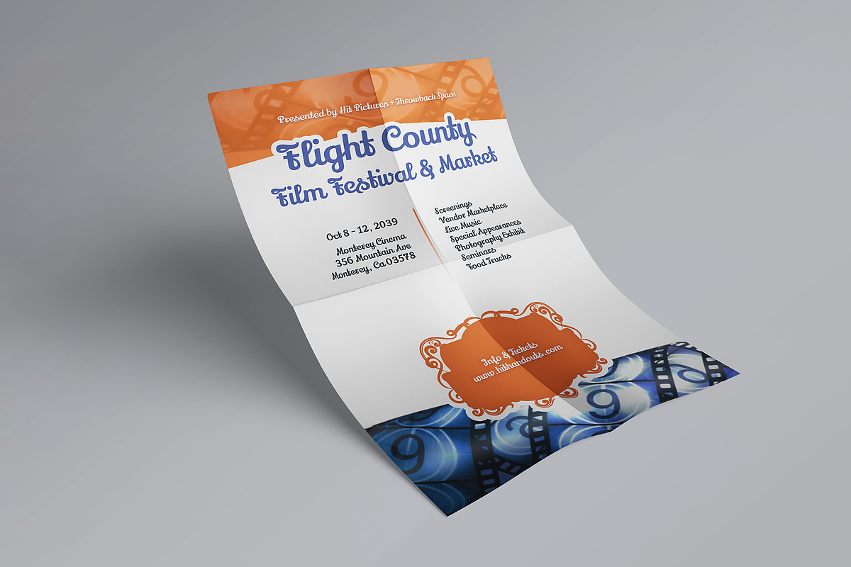 Film Animated Handout Template Pack, a Marketing Template by Hit Pictures (Photo 4 of 4)