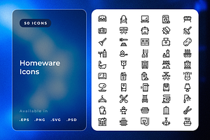 Homeware Icons, an Icon by Wencory