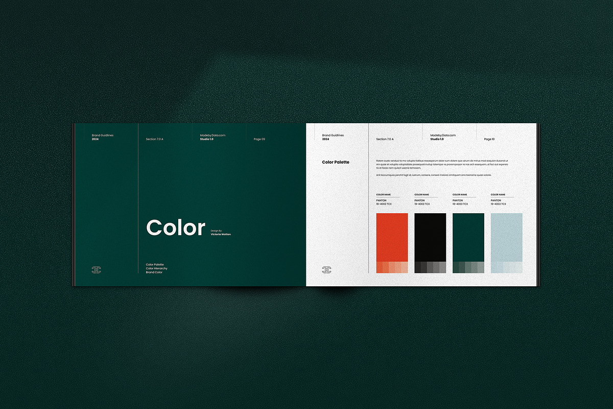 Brand Guideline Templates - CANVA, a Templates & Theme by creathrivestudio (Photo 2 of 13)
