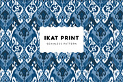 Ikat Print, Vector Seamless Patterns, a Pattern Graphic by ASTUDIO (Thumbnail 3 of 5)