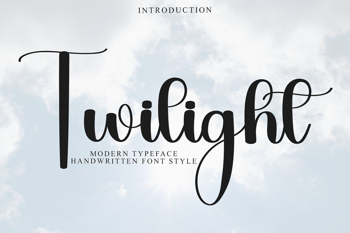Twilight, a Handwritten Font by InermediaSTUDIO (Photo 1 of 8)