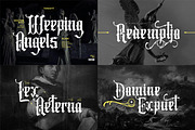 Blackletter Tattoo Font Bundle, a Blackletter Font by Flawless And Co (Thumbnail 9 of 10)