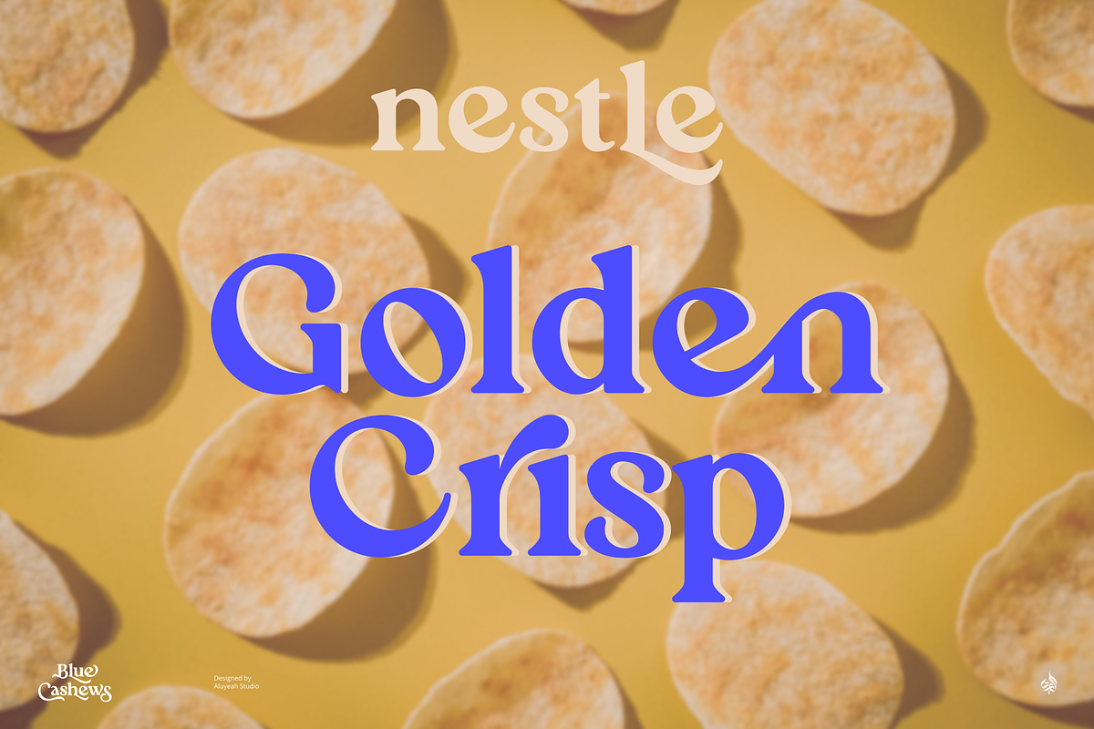 Blue Cashews, a Serif Font by Aluyeah Studio (Photo 8 of 14)