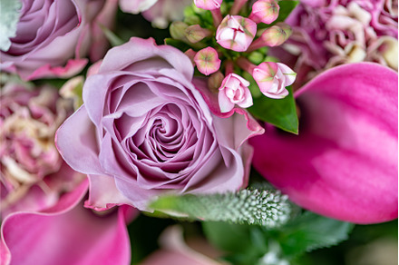Bouquet from roses and cala lilies, a Nature Photo by MAnuta