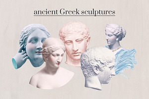 Classic Greek Statue Collage Maker