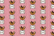 Patterns with cartoon birdies, a Pattern Graphic by Lyolya Profitrolya (Thumbnail 2 of 7)