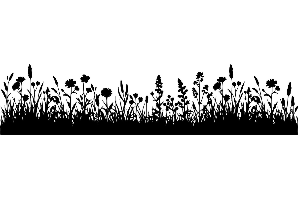 Wildflower Meadow Silhouette, an Object Graphic by Creativeshirt (Photo 5 of 20)