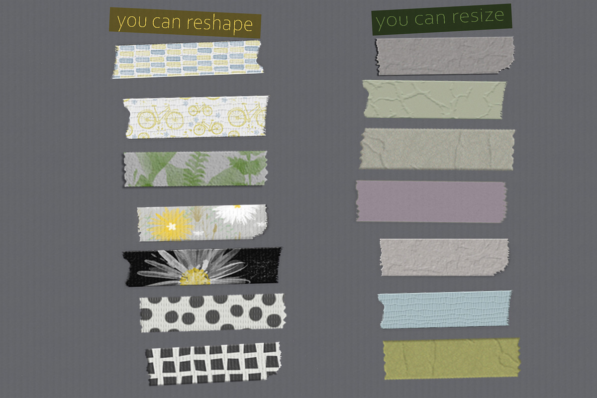 Washi tape mockup plus make yours!, a Product Mockup by Sofs designs (Photo 3 of 3)