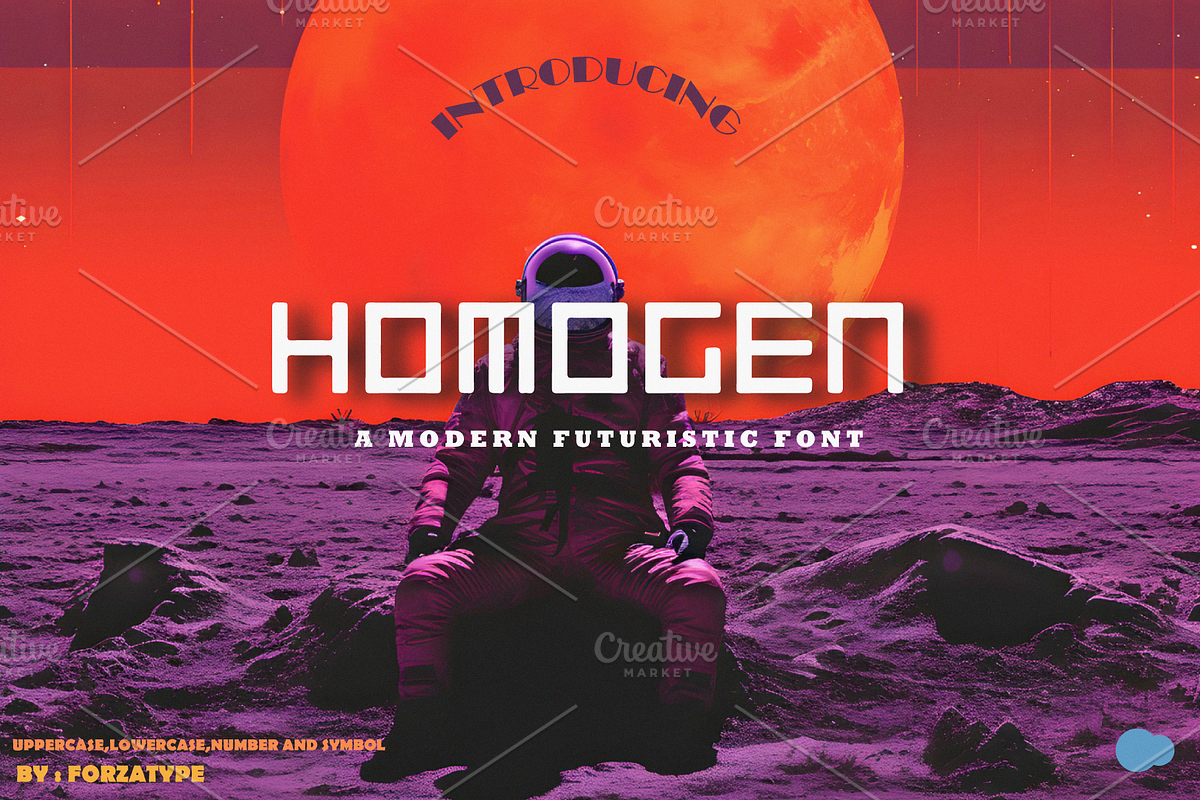 Homogen font preview 2