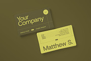 Company Business Card, a Business Card Template by graphicook (Thumbnail 3 of 3)