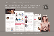 Social Media Manager Website, a Landing Page Template by vectorocean (Thumbnail 6 of 11)