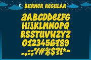 Burner Typeface, a Font by MightySHORT (Thumbnail 2 of 3)