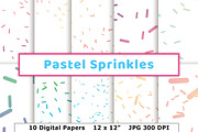 Pastel Sprinkles Opaque Pattern, a Pattern Graphic by The Digital Download Shop (Thumbnail 1 of 5)