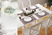 Christmas Placemat Mockups, a Product Mockup by mock-ups (Thumbnail 12 of 13)