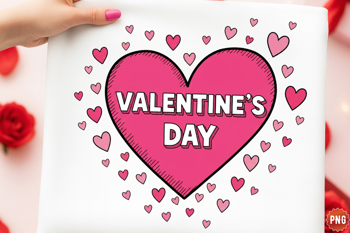 Valentine's Day Heart Png, an Illustration by SinaCreation (Photo 1 of 11)
