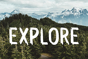 Lunar Tundra Brush Font, a Font by Build Interactive (Thumbnail 3 of 6)