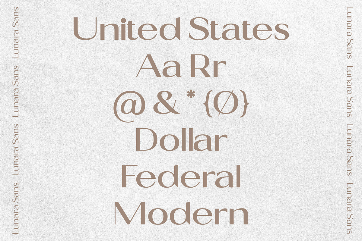 Lunara Sans, a Sans Serif Font by Prestige Artsy Studio (Photo 6 of 9)