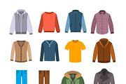 Warm men clothes icons, an Object Graphic by Vectorikart (Thumbnail 2 of 2)