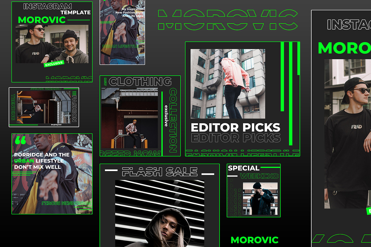 MOROVIC - Instagram Template, a Social Media Template by Analogous (Photo 1 of 6)