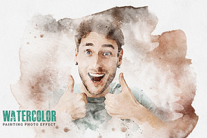 Watercolor Painting Photo Effect, an Action Add-On by S Graphic Studio