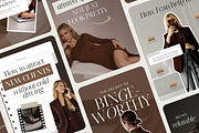 Coaching Instagram Templates Brown, a Social Media Template by SwitzerShop (Thumbnail 3 of 8)