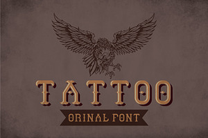 Tattoo Modern Label Typeface