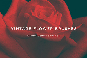 Vintage Flower Brushes