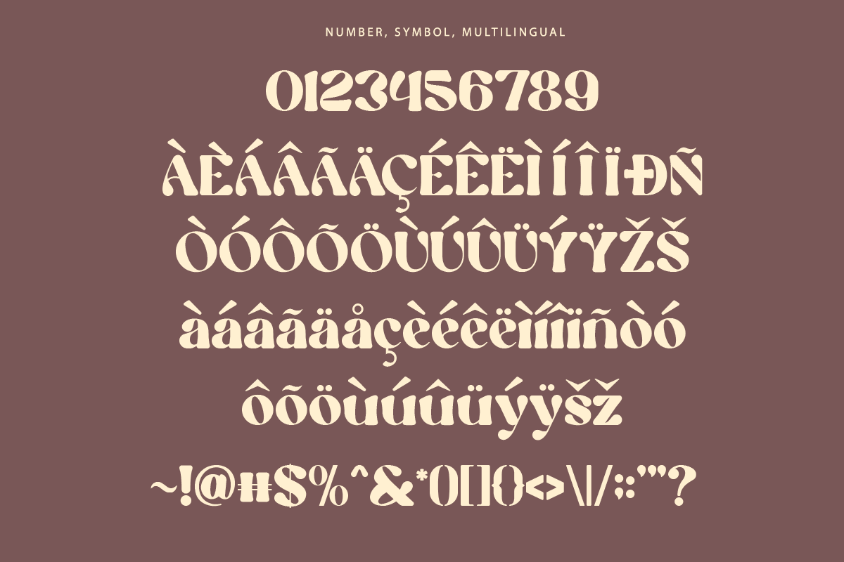 Praline - Modern Retro Font, a Serif Font by Font Liner (Photo 13 of 13)